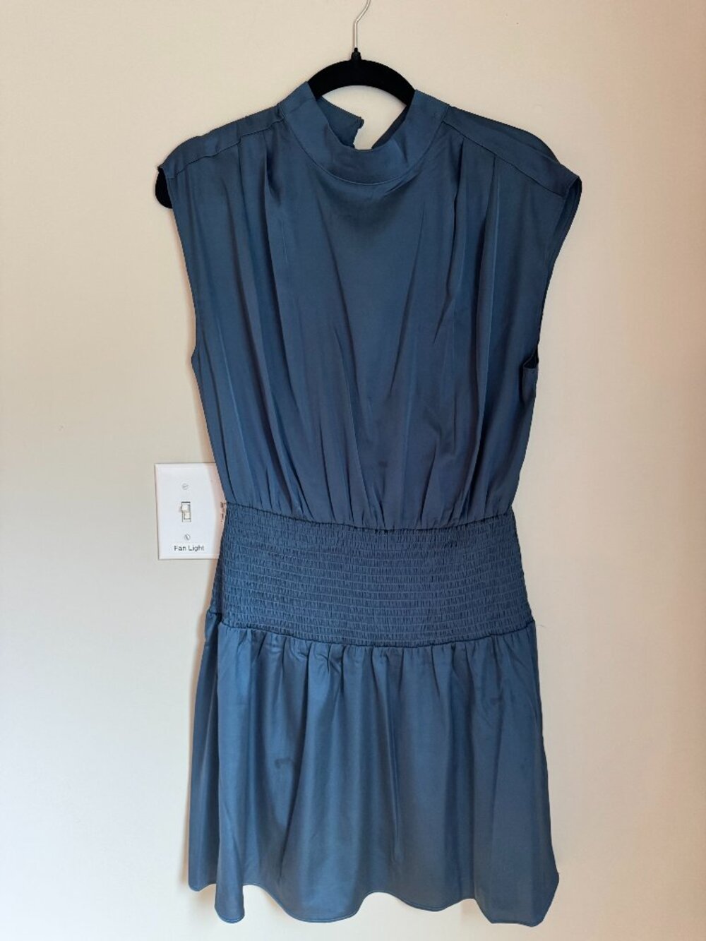 Satin Drop Waist Dress
